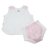 Paty - Paty Knit Diaper Set Gingham