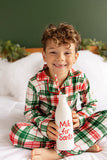 Christmas in JULY - Button Down Pajamas - Christmas Plaid 2 piece button up