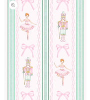 Christmas in JULY - pink nutcracker Button Down Pajamas