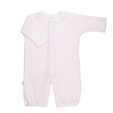 Paty Knit Pinstripe Converter with Eyelet Trim