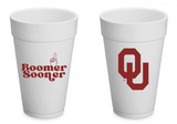 Gameday Styrofoam Cups - Set of 8