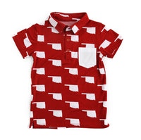 Oklahoma Crimson & White POLO SHIRT