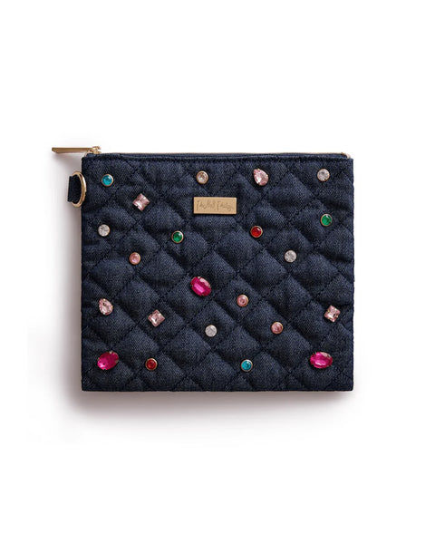Packed Party - BTS Fun Denim & Gems Everything Pouch