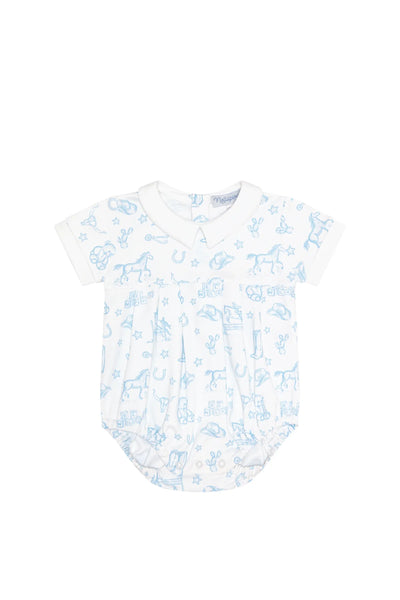 NellaPima Blue Lone Star Toile Bubble
