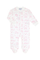 Nellapima Pink Lone Star Zipper Footie