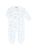 Nellapima Blue Lone Star Zipper Footie