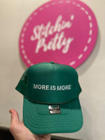 More is More Green Hat