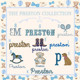 Pima Cotton Essentials blue polka dots