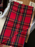 Tartan Wreath Sash - blank