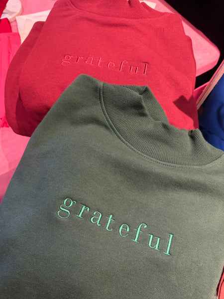 Chicka-d mock neck sweatshirt