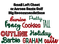 Christmas in JULY - Green Stripe Holiday Lounge onesie