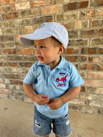 Boys 4th of July polo